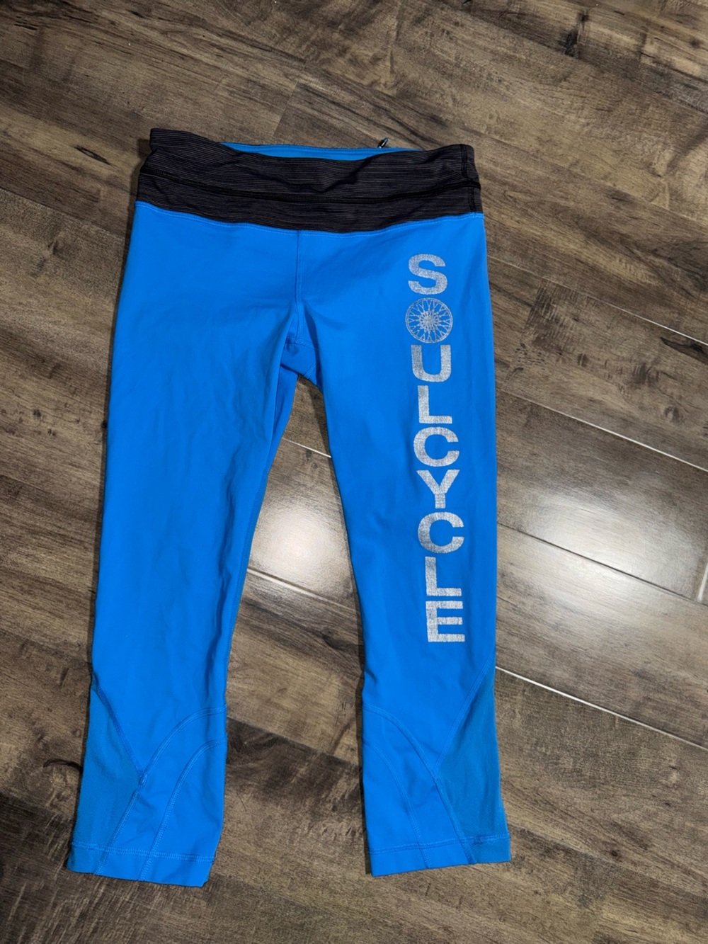 Lululemon x SoulCycle Cobalt Wunder Under Crop 6